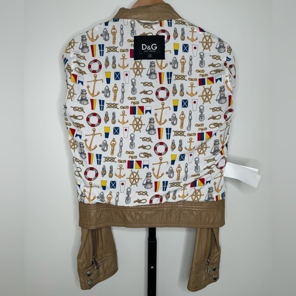 D&G Dolce & Gabbana Women's Leather Jacket - Picture 5 of 7